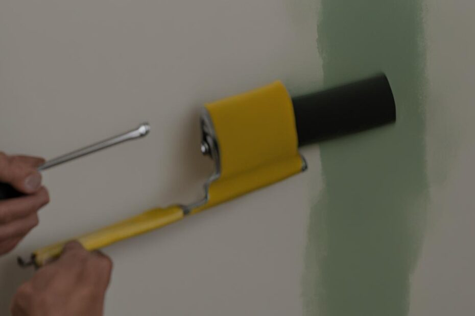 jak malować ścianę pokrytą lakierem