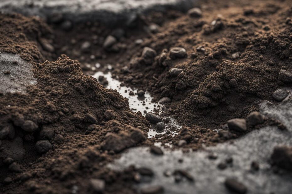 ile schnie beton w ziemi