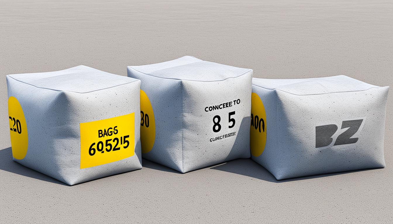 Ile worków betonu B25 na 1m3? Przelicznik ilości opakowań na objętość