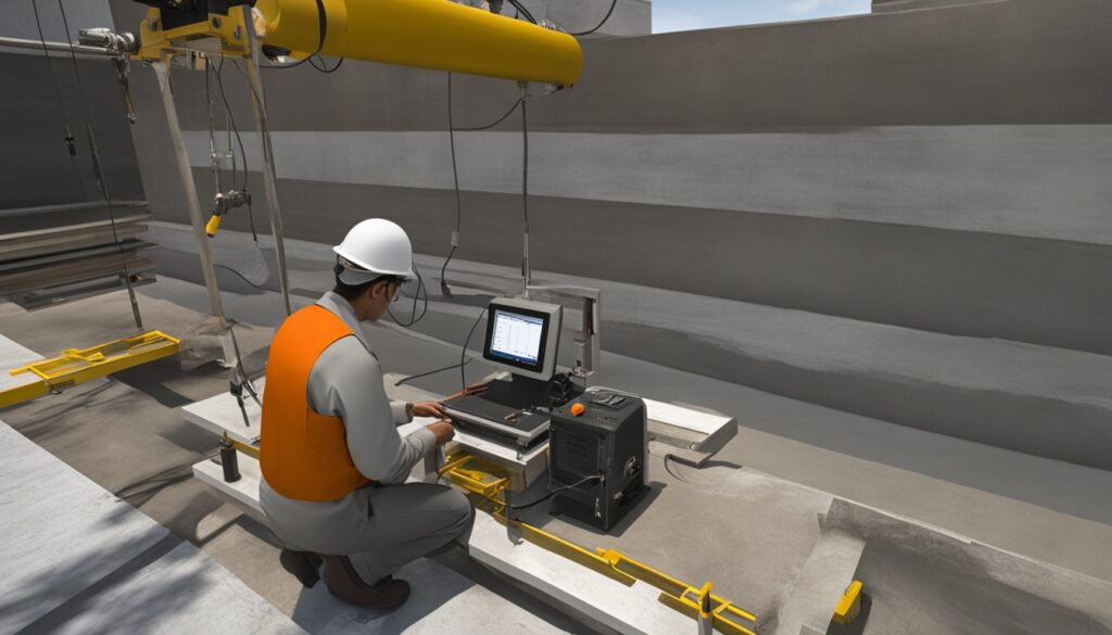 badanie przewodnictwa elektrycznego betonu