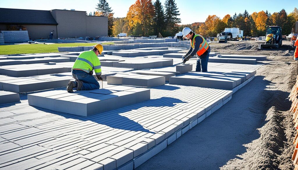 układanie kostki na suchym betonie układanie kostki na suchym betonie