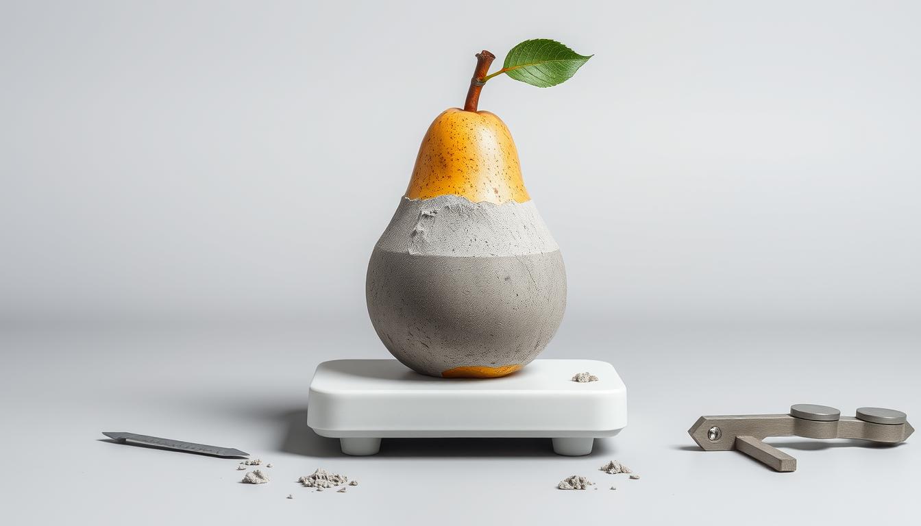 Ile waży gruszka z betonem?