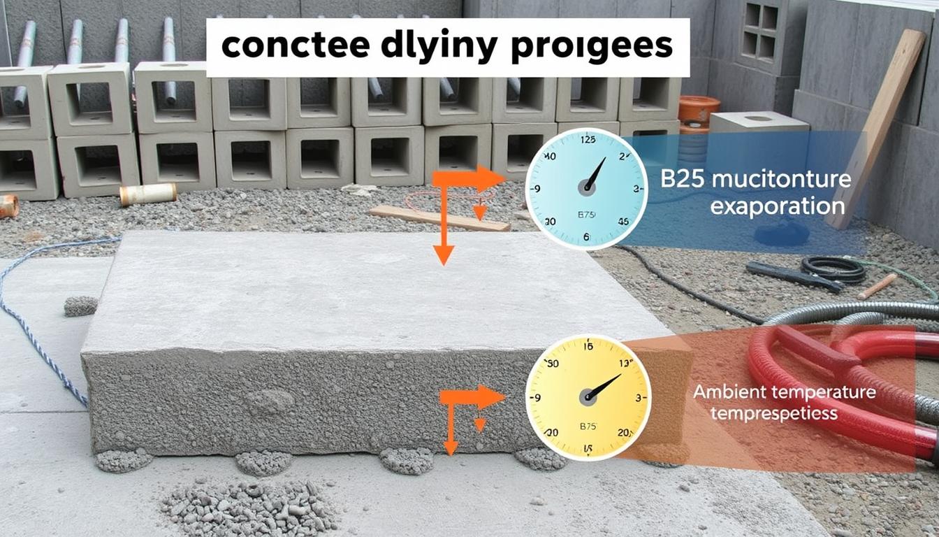 Ile schnie beton B25?