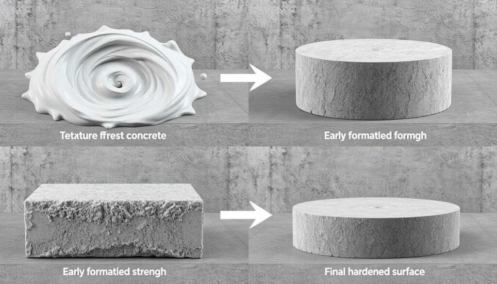 etapy wiązania betonu
