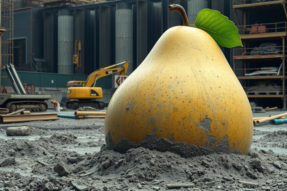 ile waży gruszka z betonem