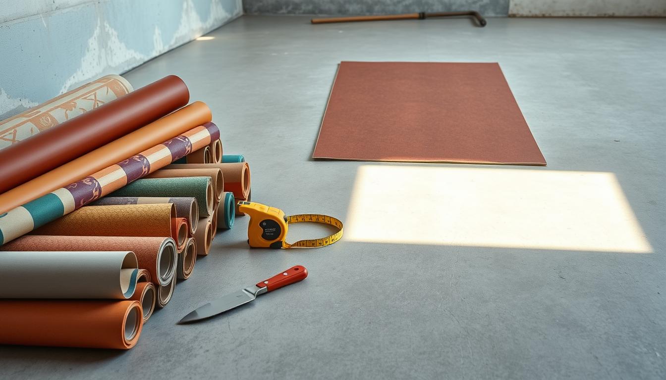 Jak położyć linoleum na beton?