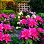 Co posadzić obok rododendron w ogrodzie aranżacje