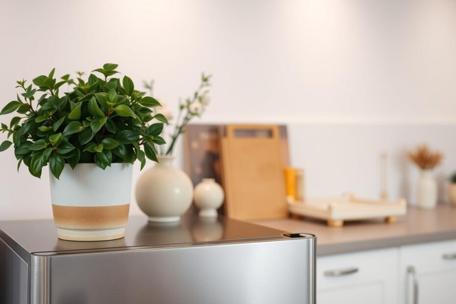 Co postawić na lodówce w kuchni