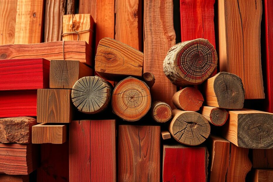 Czerwone drewno
