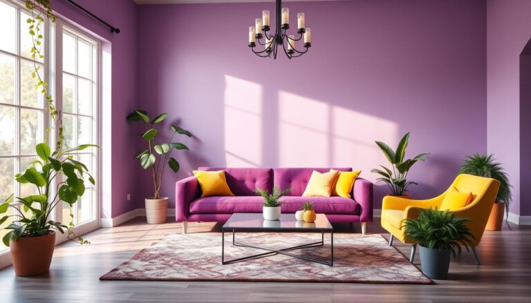 Fioletowy i żółty