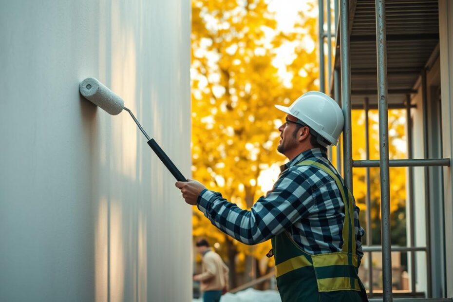 Czy gruntować elewacje przed zimą