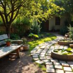 Jak wykorzystać stare dachówki w ogrodzie