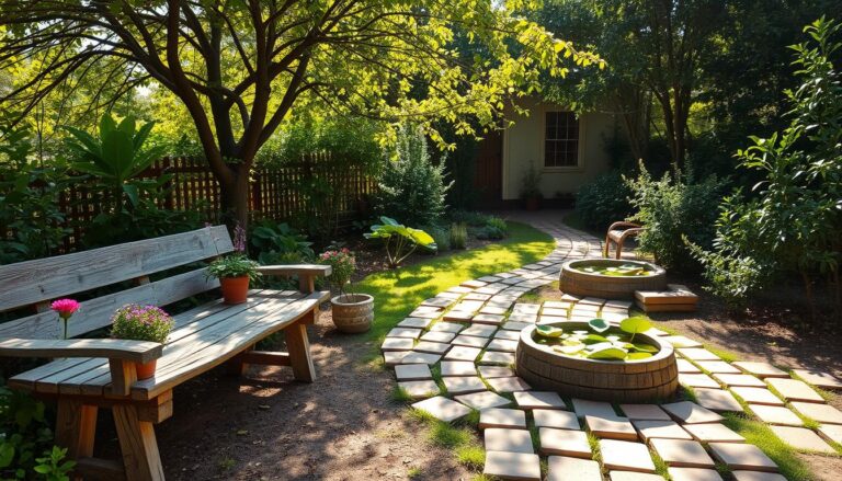 Jak wykorzystać stare dachówki w ogrodzie