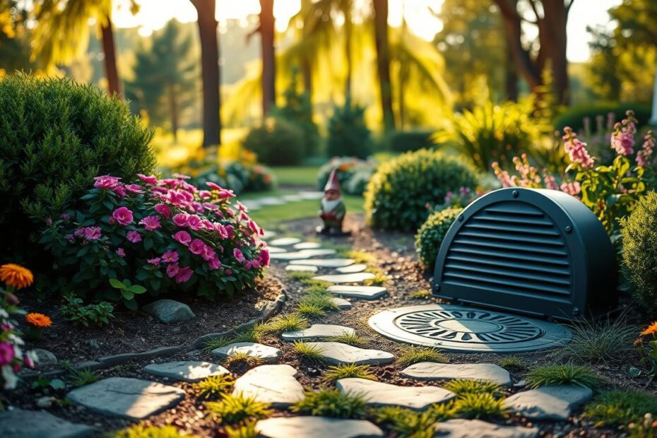 Jak zamaskować studzienkę w ogrodzie