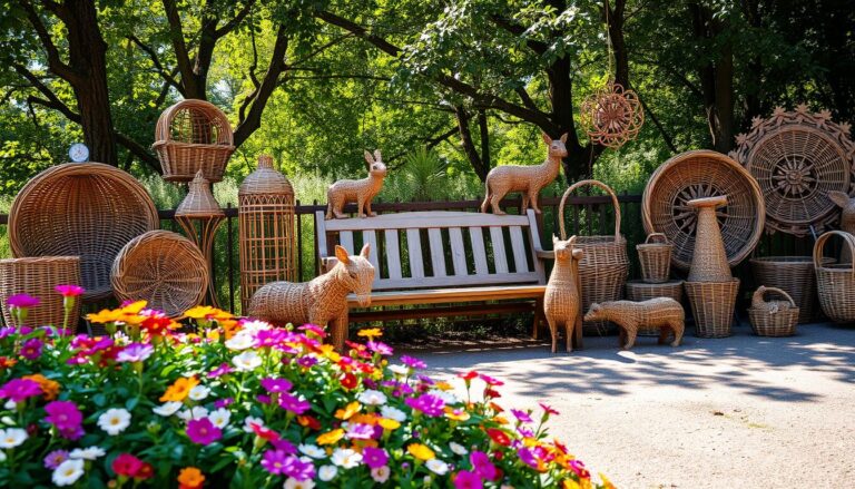 Jak zrobić ozdoby z wikliny do ogrodu